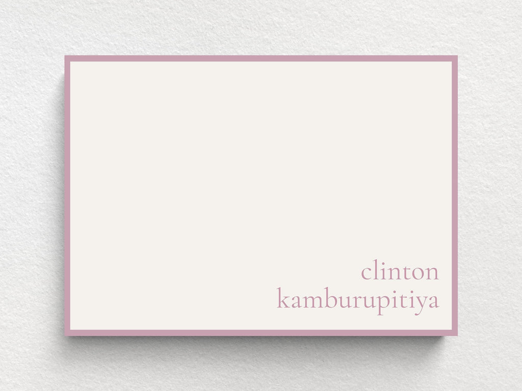 Personalized Stationery - Clinton