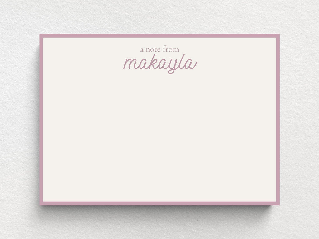 Personalized Stationery - Makayla