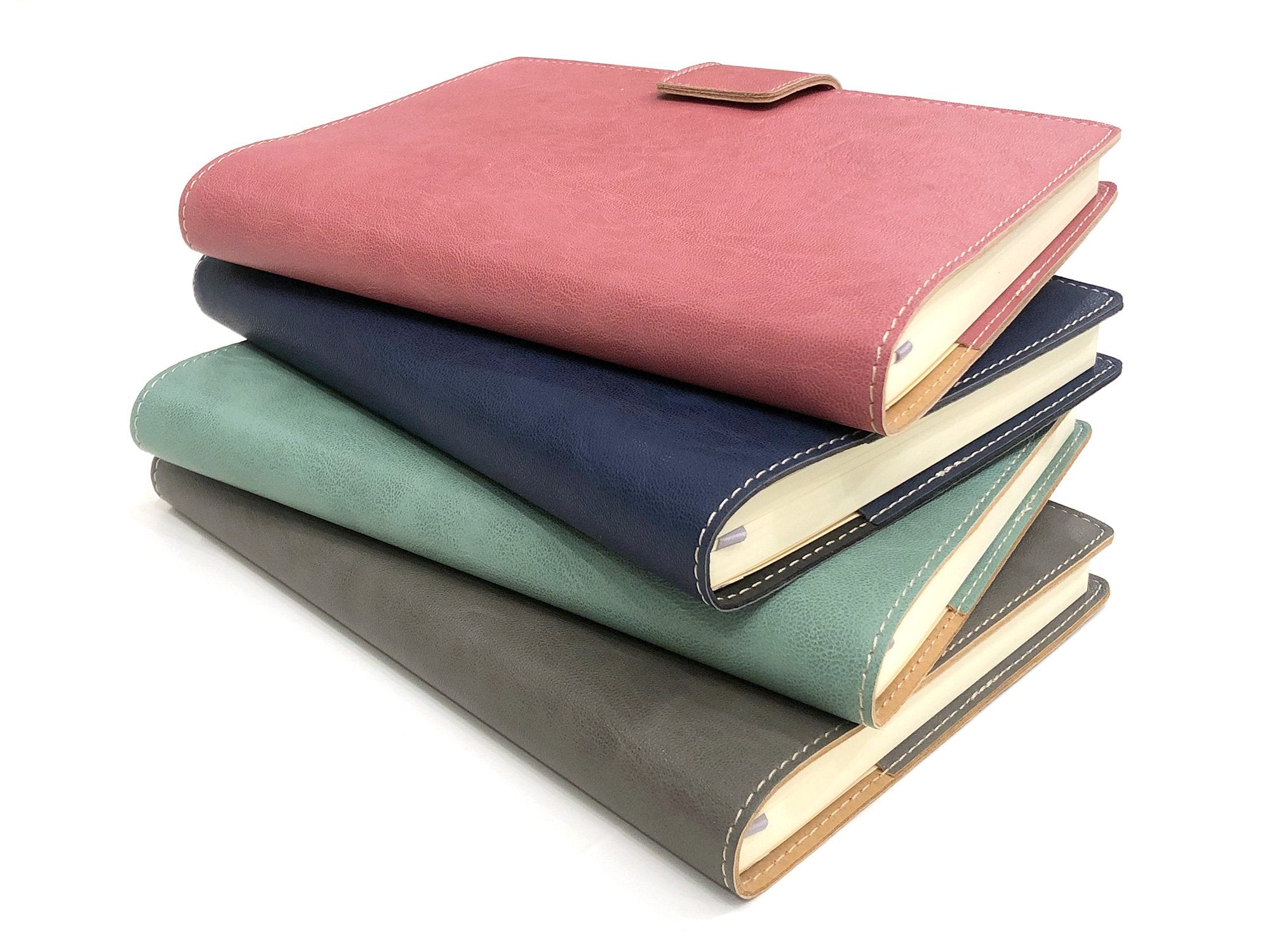 Notebook Snap Leather Refillable Notebook Cover