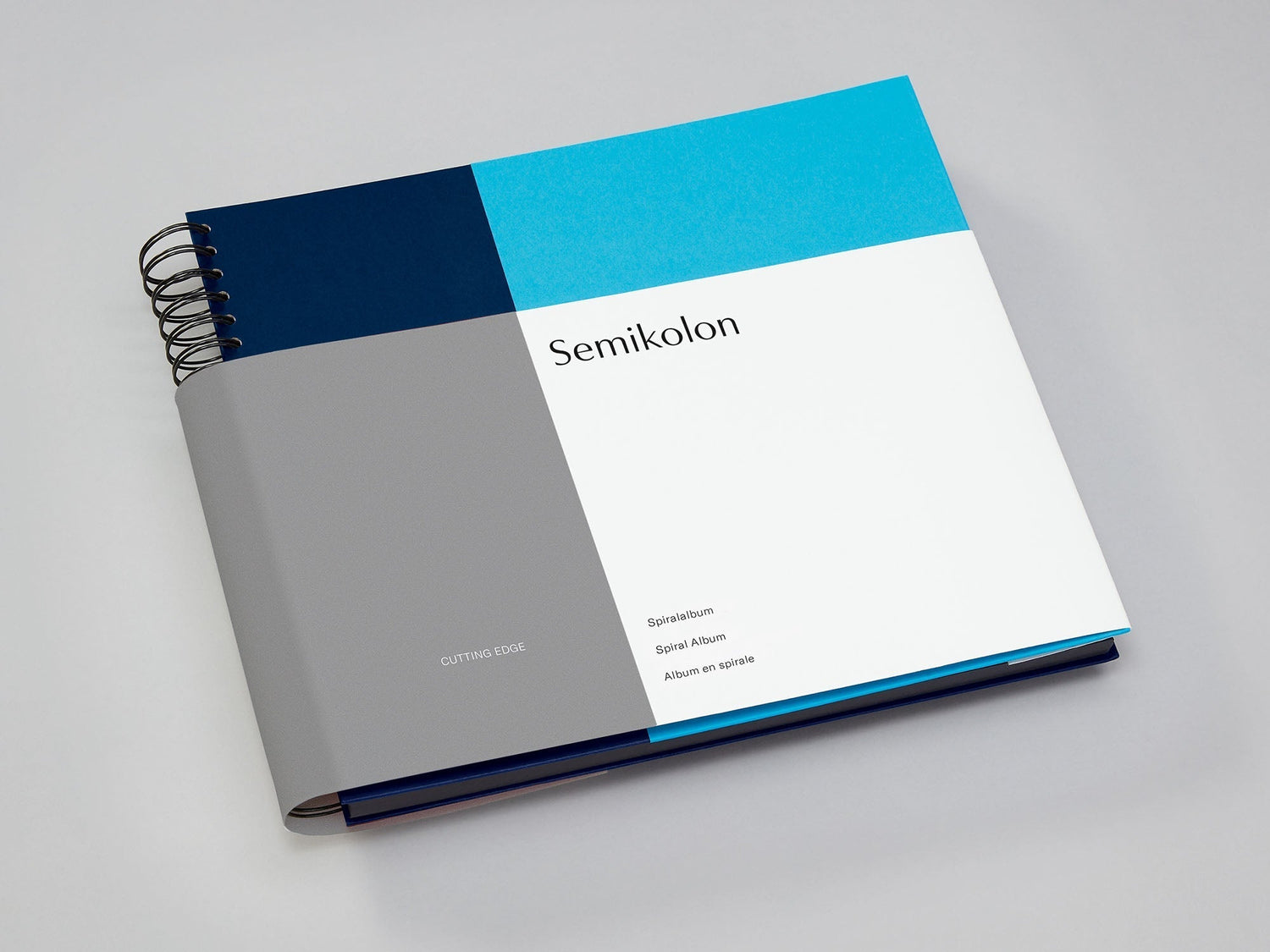 The Cutting Edge Color Block Spiral Scrapbook