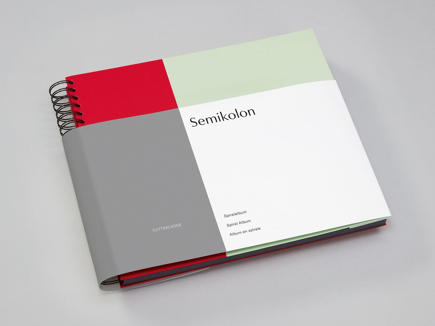 The Cutting Edge Color Block Spiral Scrapbook