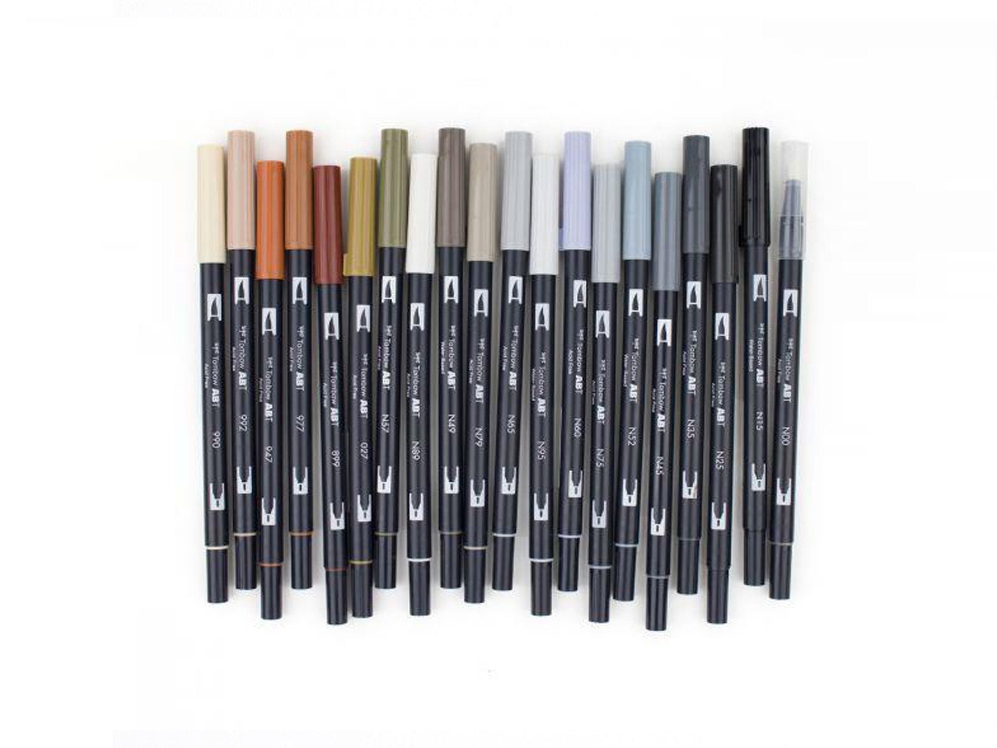 Tombow Dual Brush Pens LETTERING FAVORITES 72335 Fine Set of 10 PLUS 1  Bonus NEW