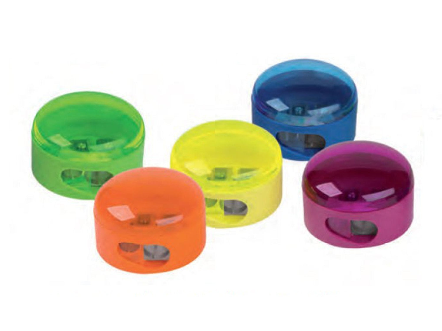 Top Plastic Pencil Sharpener, Assorted Colors