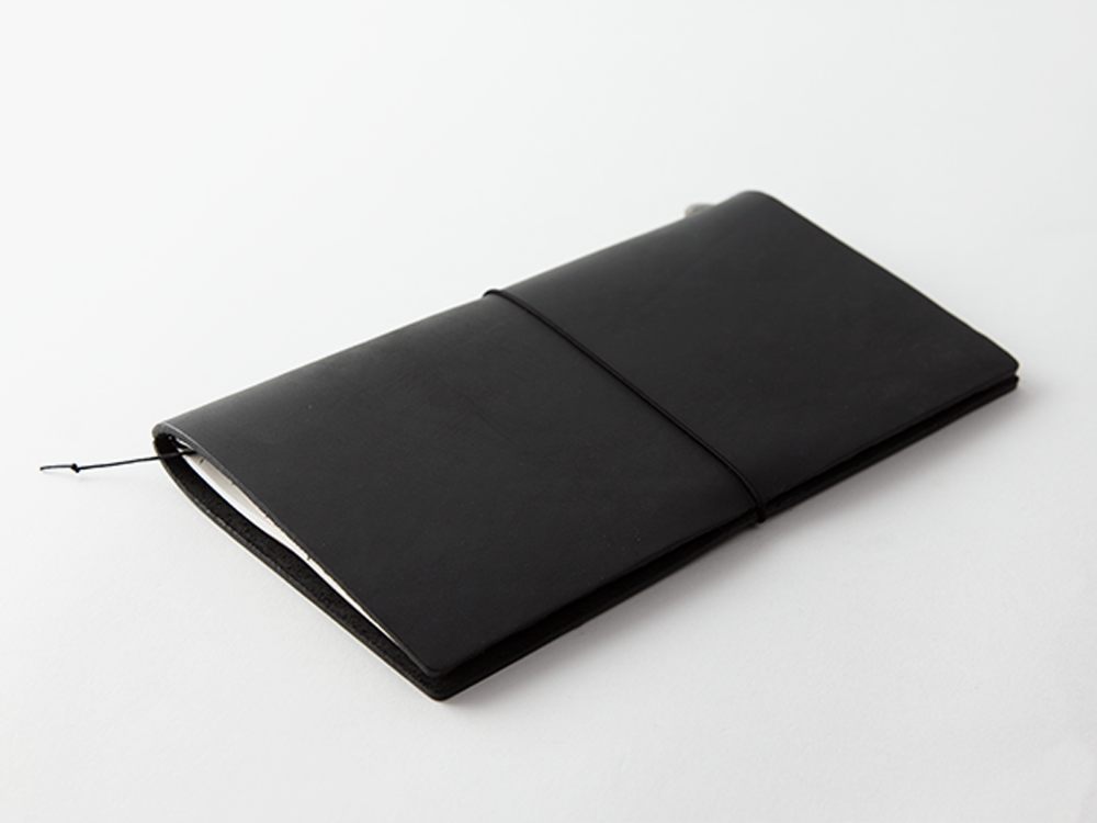 Custom Refillable Black Leather Sketchbook