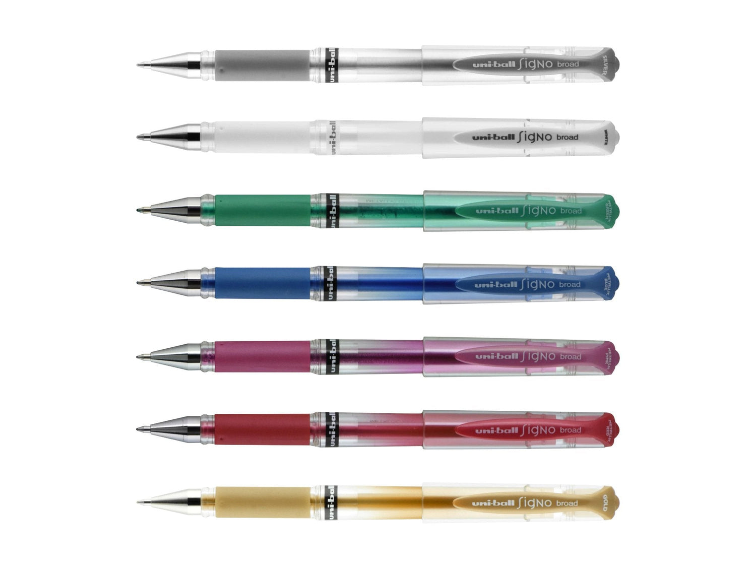 Uni Ball penna a sfera Signo con inchiostro gel metallizzato punta da 1 Uni Ball penna a sfera Signo con inchiostro gel metallizzato punta da 1