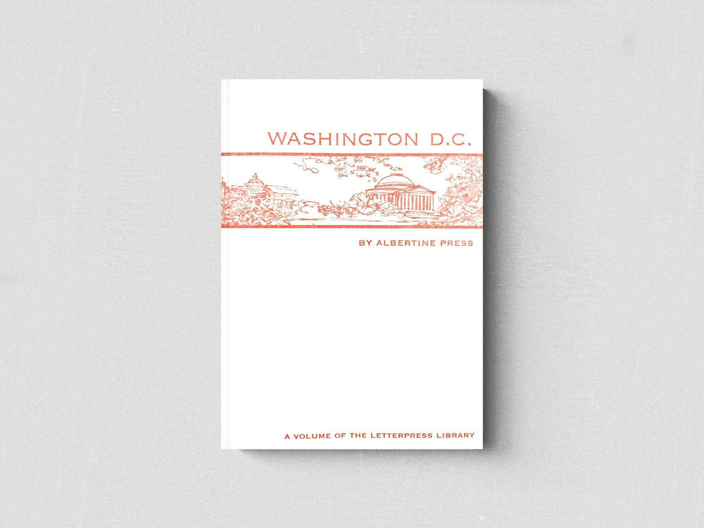 Washington DC Letterpress Library Note Set