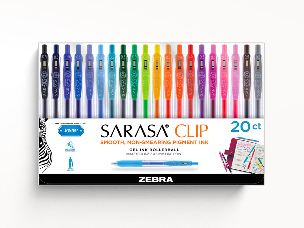Zebra Journaling Set - 7 Mildliner Highlighters + 7 Sarasa Clip Gel Pe –  Jenni Bick Custom Journals